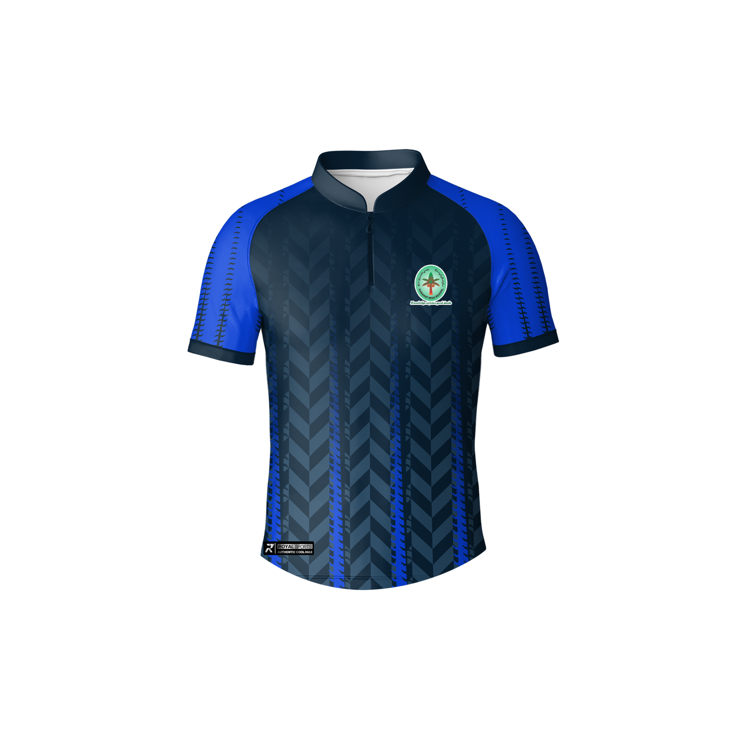 Girls Round Cut Blue House Jersey