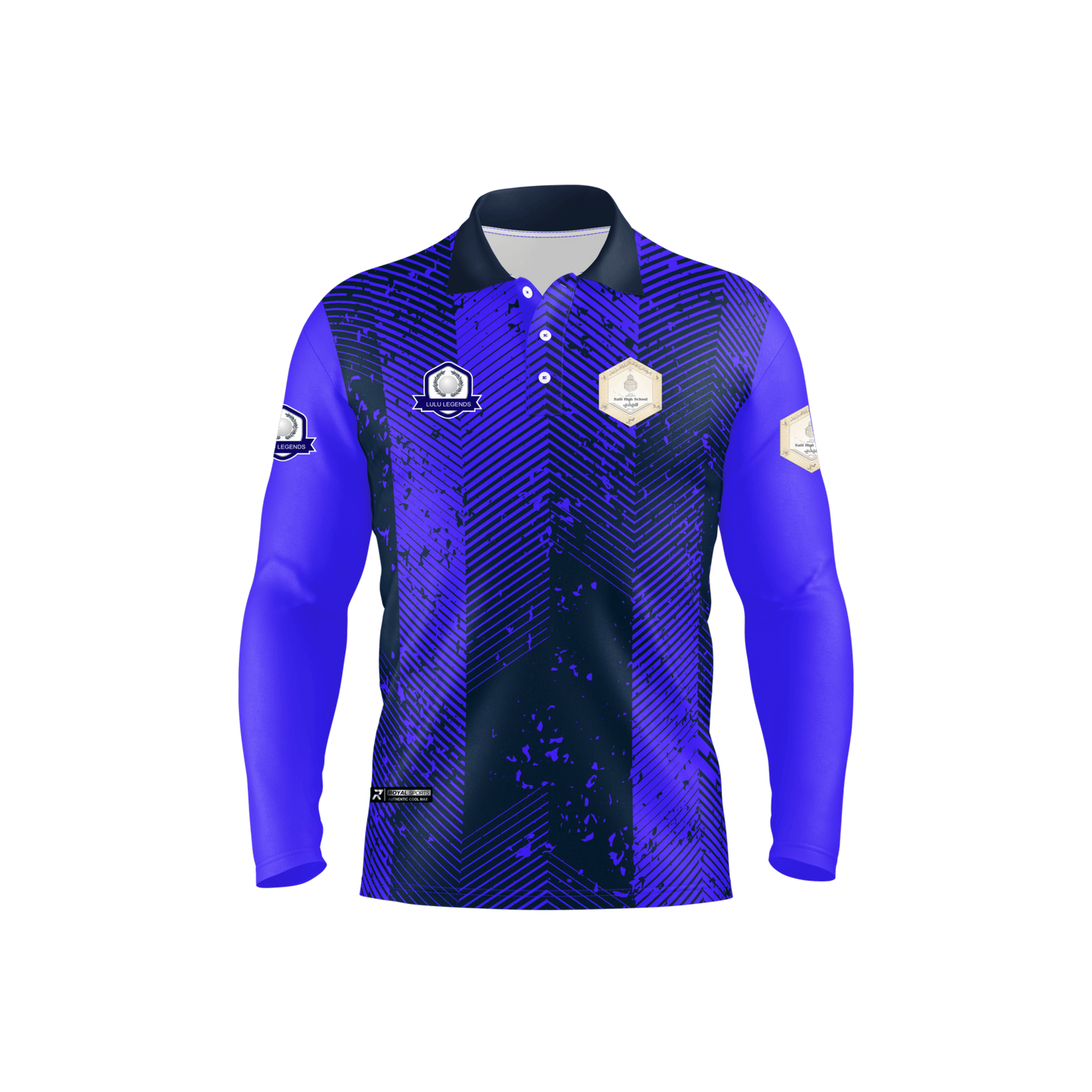 Girls Full Sleeves Blue House Jersey