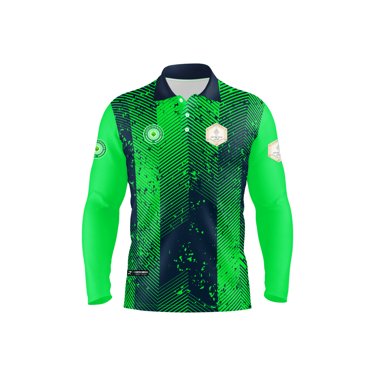 Girls Full Sleeves Green House Jersey